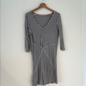 Stateside Striped Navy and White Dress